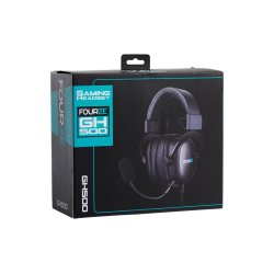 Fourze GH500 over-ear gaming headset, sort