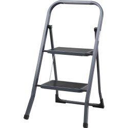 Probuilder køkkenstige m/2 gummitrin, stål