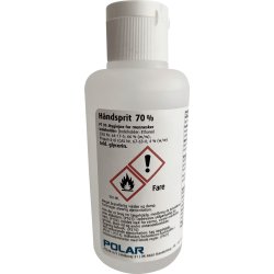 Polar Håndsprit flydende 70% hånddesinfek. 100ml
