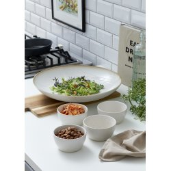 Bitz Serveringssæt med 5 dele, Creme
