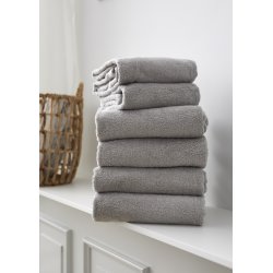 Södahl Comfort Organic håndklæder, 6 stk. lysegrå