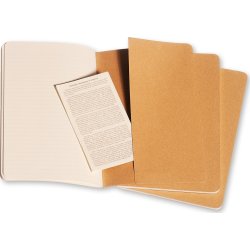 Moleskine Cahier Notesbog | L | Linj. | Kraft