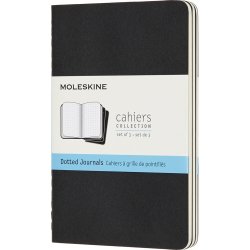 Moleskine Cahier Notesbog | Pkt. | Dot. | Sort