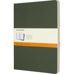 Moleskine Cahier Notesbog | XL | Linj. | Grøn