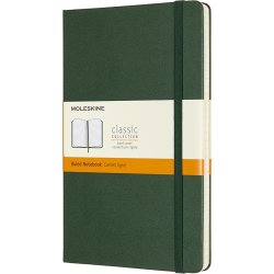Moleskine Clas. H Notesbog | L | Linj. | M.grøn