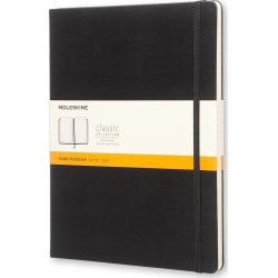 Notebook Moleskine Classic Anteckningsbok XL Svart