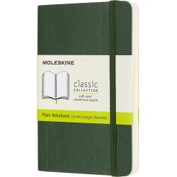 Moleskine Clas. S Notesbog | Pkt. | Blan. | M.grøn