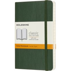 Moleskine Clas. S Notesbog | Pkt. | Linj. | M.grøn
