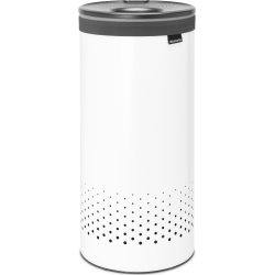 Brabantia Vasketøjskurv, 35 L, hvid/grå