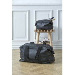 Corium Weekendtaske & toilettaske i skind, Sort