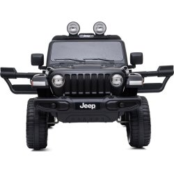 Elbil Jeep Wrangler Rubicon børnebil, sort
