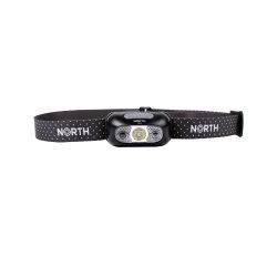 Pannlampa NORTH 220 Lumen Svart