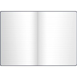 Burde Deluxe Notesbog, A5, linjeret, flower