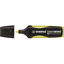 Överstrykningspenna Stabilo Green Boss Gul