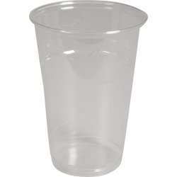 Plastikglas, PLA, Klar, 25 cl