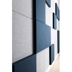 Soneo Wall, akustikpanel, 50x100x3 cm, Lysegrå