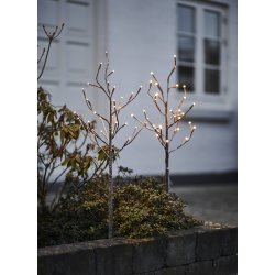 Sirius Alex Lystræ m. Spyd, 30 LED, H80 cm, 2 stk