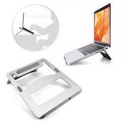Desire2 transportabel laptop stander, sølv