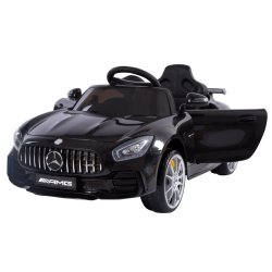 El-drevet Mercedes AMG GTR børnebil, 12V, sort
