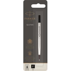 Parker Quink Refill | Rollerballpenna | F | Svart