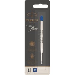 Parker Quink Refill | Kulspetspenna | F | Blå