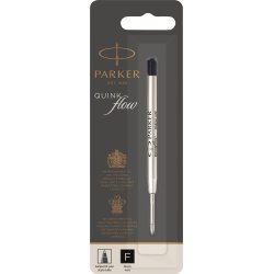 Parker Quink Refill | Kulspetspenna | F | Svart