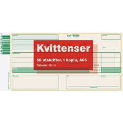 Blankett kvittens A65 50 bl kopia