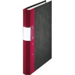 Kontorspärm neutral A4 40mm vinröd