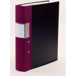 Kontorspärm neutral A4 60mm vinröd