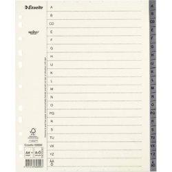 Pappregister System Servo A4+ A-Ö grå