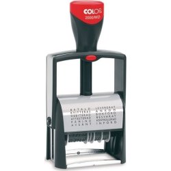 Stämpel COLOP datum 2000/WD