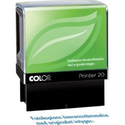 Stämpel standardtext Fotokopians överens