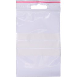 Lynlåspose med skrivefelt 80x120mm, 1000stk