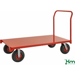 Transportvagn 830, 155x76x105 cm, 1200 kg, röd