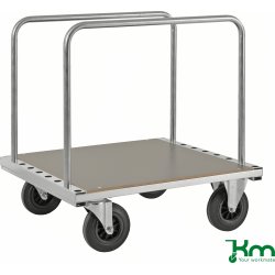 Transportvagn med 2 byglar, 500 kg, 89x80x94 cm.