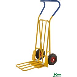 Magasinkärra med fällbar plattform 250 kg Svarta h