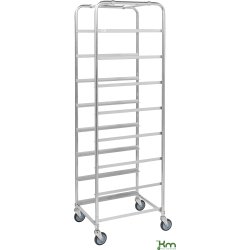 Transportvogn til 8 kasser med mål 600x400 mm