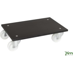 Låg transportvagn medium utan gummiyta, 300 kg