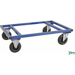 Pallvagn Låg Blå