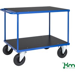 Flexi 330 bordsvagn, 100x70x87, blålackerat stål