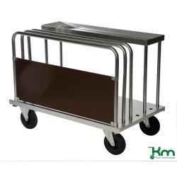Sidopanel till transportvagn med byglar