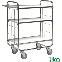 Plockvagn 3 hyllor, 945x470x1120 mm, 250 kg