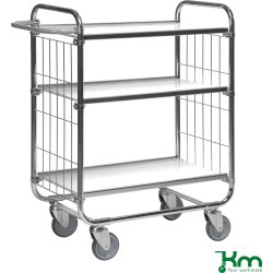 Plockvagn 3 hyllor, 1395x470x1120 mm, 250 kg