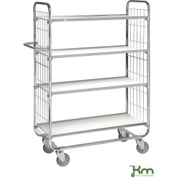 Plockvagn 4 hyllor, 1195x470x1590 mm, 250 kg