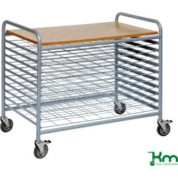 Torkvagn – 10 hyllor, 955x600x845 mm, 100 kg