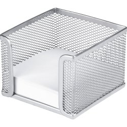 Office MESH Memoholder m. blok | Sølv