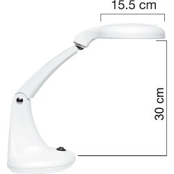 Unilux Mini Zoom luplampe, Hvid