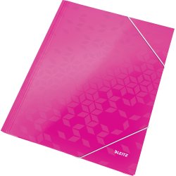 Leitz Wow snoddmapp, rosa