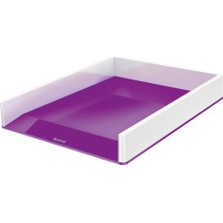 Brevkorg Leitz Wow Vit/lila