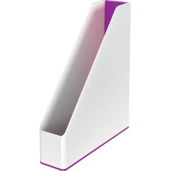 Tidskriftssamlare Leitz Wow Vit/lila